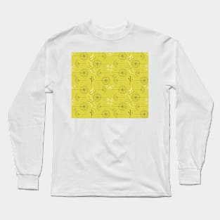 Wild Grass Pattern Long Sleeve T-Shirt